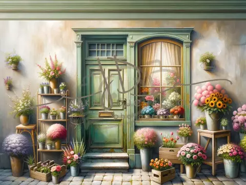 Fotopozadí - FLOWER SHOP 7