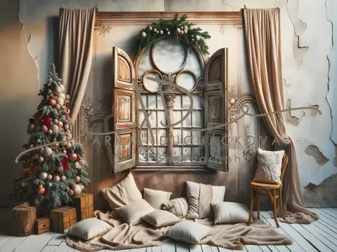 Fotopozadí - CHRISMAS BOHO 16