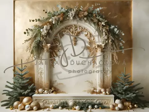 Fotopozadí - GOLDEN CHRISTMAS 75