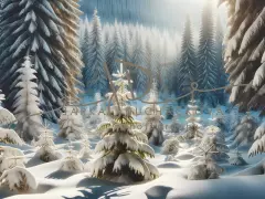Fotopozadí - SNOW TREE 11