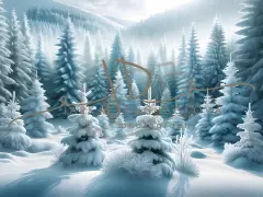 Fotopozadí - SNOW TREE 20